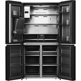 Frigorífico Americano Hisense RQ760N4IFE Negro - Puerta Francesa, No Frost, Compresor Inverter y Dispensador de Hielo/Agua